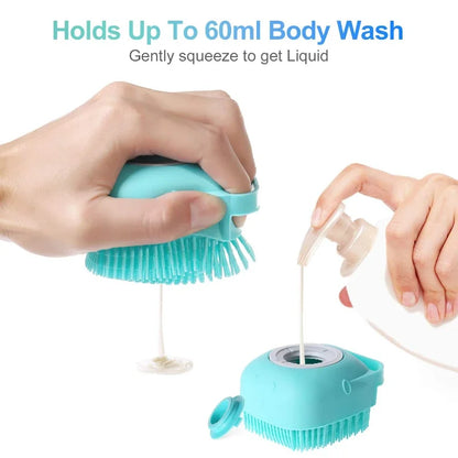 Pet Grooming Shampoo Brush