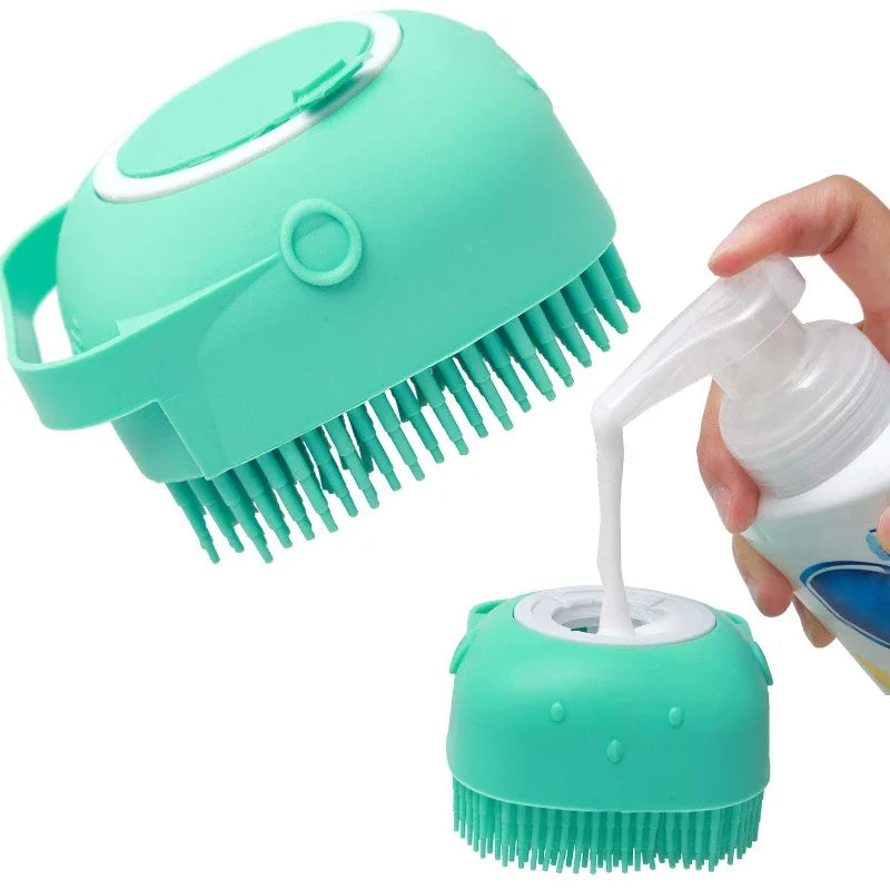 Pet Grooming Shampoo Brush