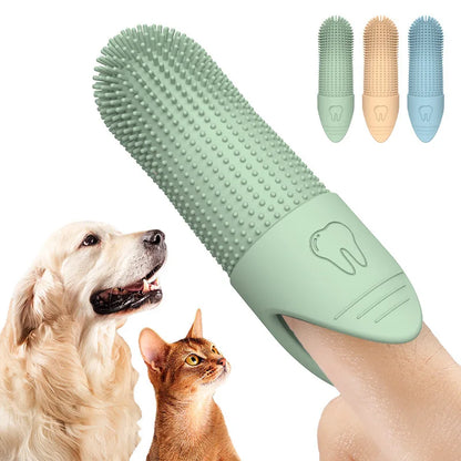 360° Silicone Dog Finger Toothbrush