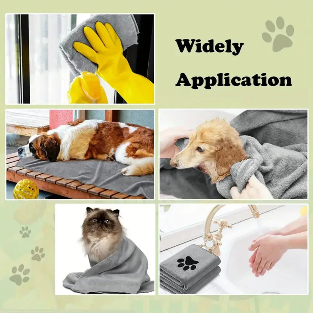 Microfiber Pet Bath Towel